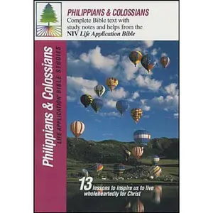 USED-Philippians Colossians (Life Application Bible Studies (NIV)) by Tyndale House Publishers Staff (Paperback)