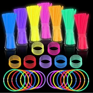 Glow Sticks Bulk Party Pack- Ultra Bright 50pk Glow in the Dark Party Favors, Glow Decorations, Neon Party Glow Necklaces and Glow Bracelets with Connectors