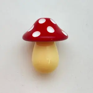 Carved Mushroom Bead 24mm