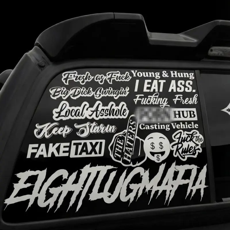 MEGA Sticker Pack - Easy to Apply - Funny Truck Durable Outdoor Vinyl Decals