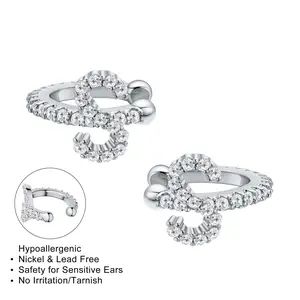 Tewiky Earrings For Women Fashion letter CZ Design Earrings For Daily life outfits All Match For Outdoorfun For Blackfriday For Christmas