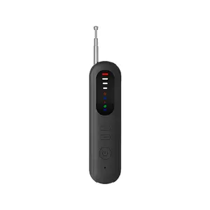 Hidden Camera Detector, Anti Spy Detector for GPS Tracker Bug Pinhole Camera Finder, 6 Levels Adjustable Signal Scanner with Retractable Antenna & Infrared Scan, Portable Privacy Protector for Travel Hotel Car Office Home Security