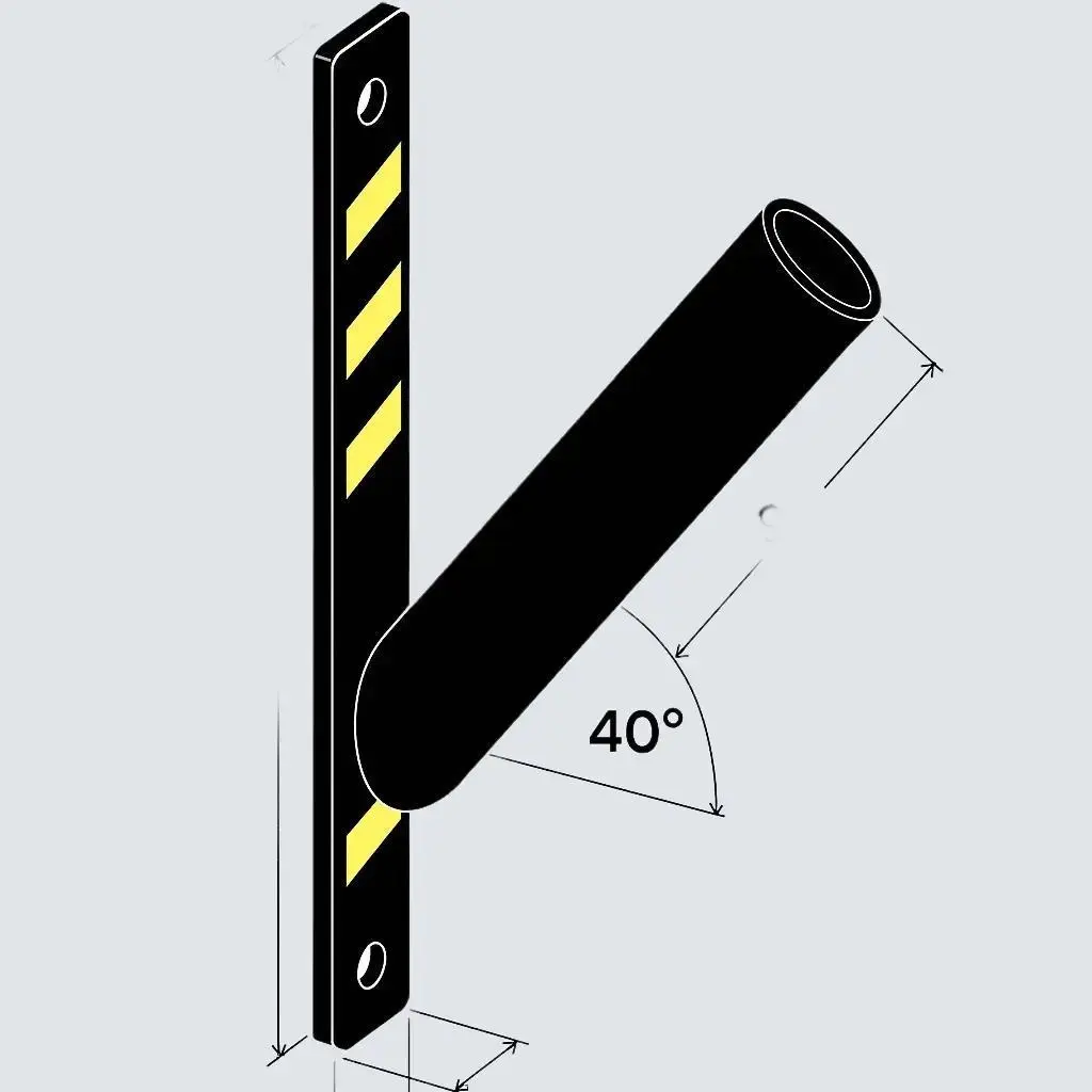 Agis Rod Holder - Compact & Universal Fishing Rod Holder for Anglers - Easy Installation & Secure Stability - Ideal for Various Rod Types