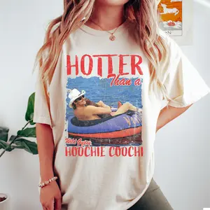 Comfort Colors Hotter Than A Hoochie Coochie Chattahoochee Unisex Shirt , T-Shirt For Unisex , Gift For Men , Gift For Women Top Womenswear