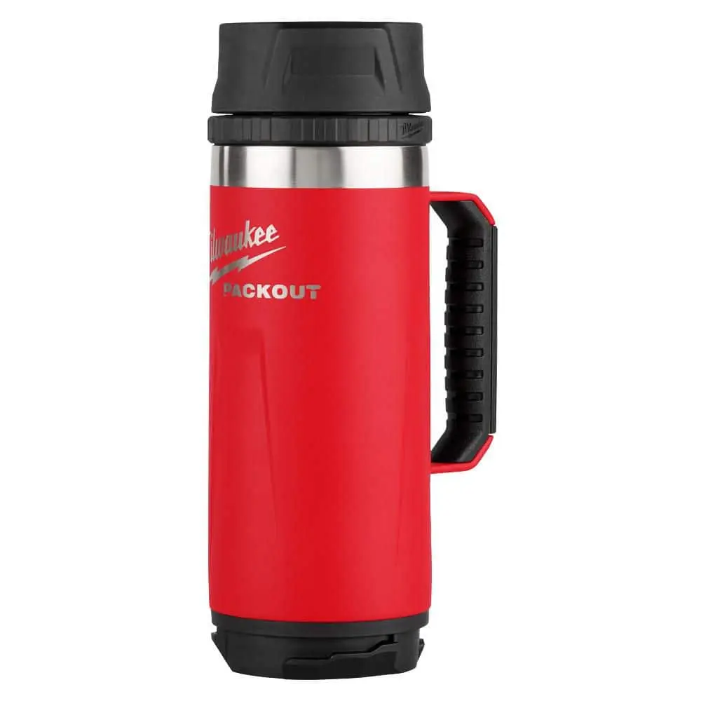 Red 18 Oz. Insulated Mug with Sip Lid