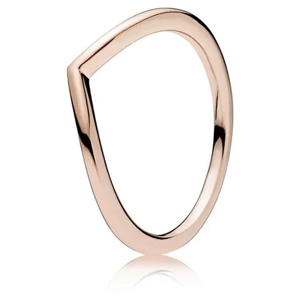 PANDORA Shining Wish Wishbone PANDORA Rose ring 186314-52