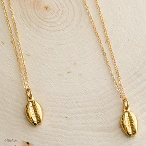 Prosperity Necklace | 14kt Gold Filled Cowrie Shell Necklace