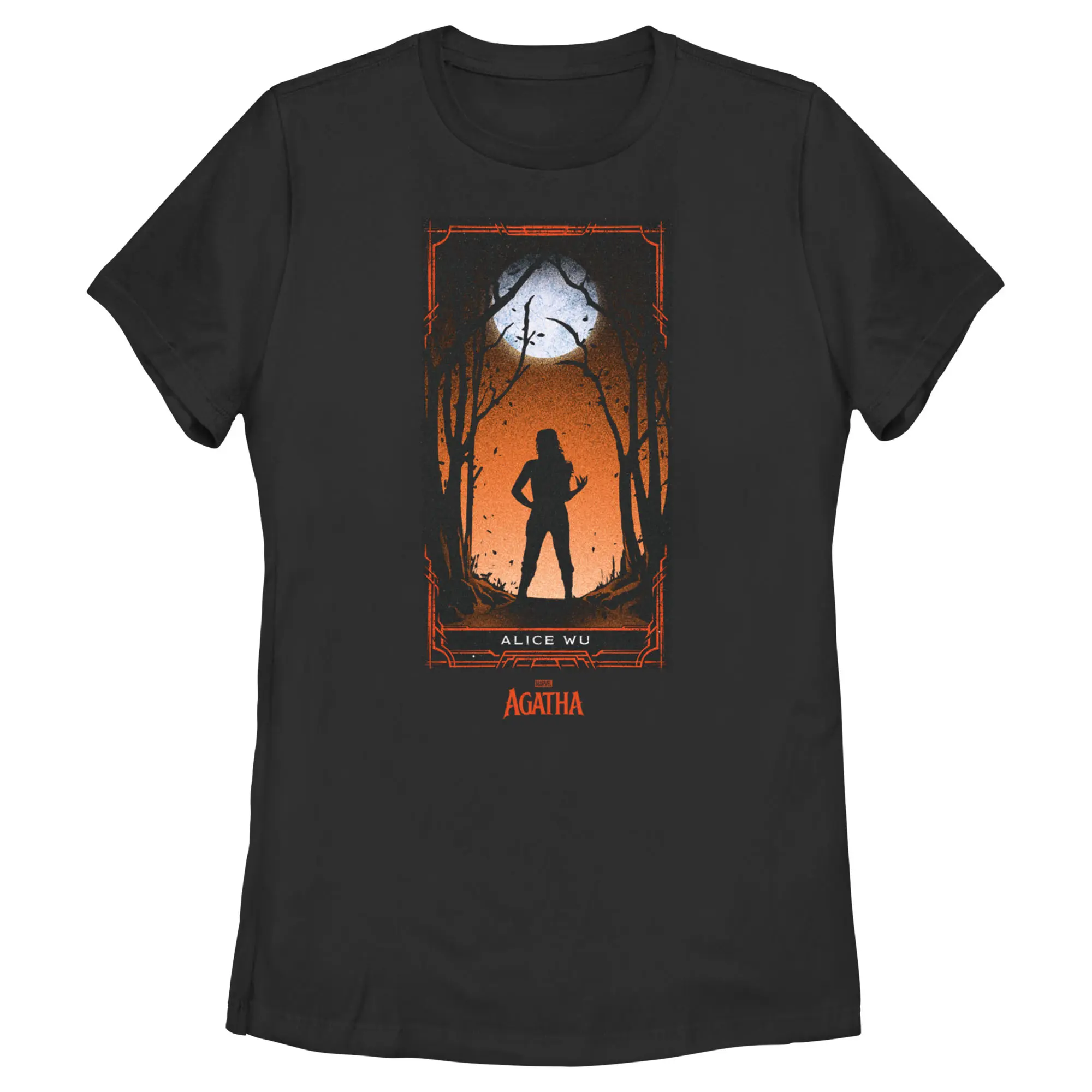 Women's Marvel: Agatha All Along Wu Card T-Shirt