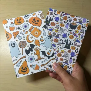 Halloween Pattern Kindle Insert | Spooky Season Kindle Insert | Ghost Book | Fall Kindle Insert | Holiday Kindle Insert | Fall Books