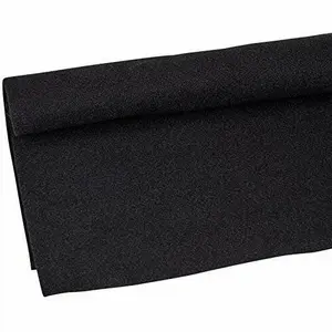 INSTALBAY C10BK 10-Feet Long/4-Feet Wide Black Carpet for Speaker Sub Box Carpet