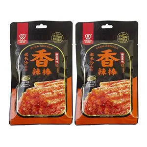 Fraunitsh Spicy Latiao Strips, 2 Pack Latio Sticks, Chinese Snacks, ，，62g/2.18oz per Pack