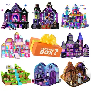 GobiDex Mystery Box Surprise Box Game-Based Magnetic Blocks, Magetic Tiles Magic Toys for Boys Girls Gift