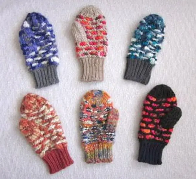 Hand Knit Mittens