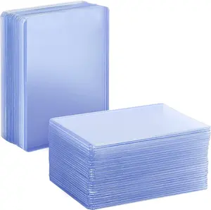200 Pack 3"X4" Top Loaders for Cards - 35Pt Premium Hard Plastic Card Protectors, Plastic Card Sleeves, for Trading Baseball Game Sports Collectible Card (100 PCS Toploader + 100 PCS Penny Sleeves) NESSDOVE