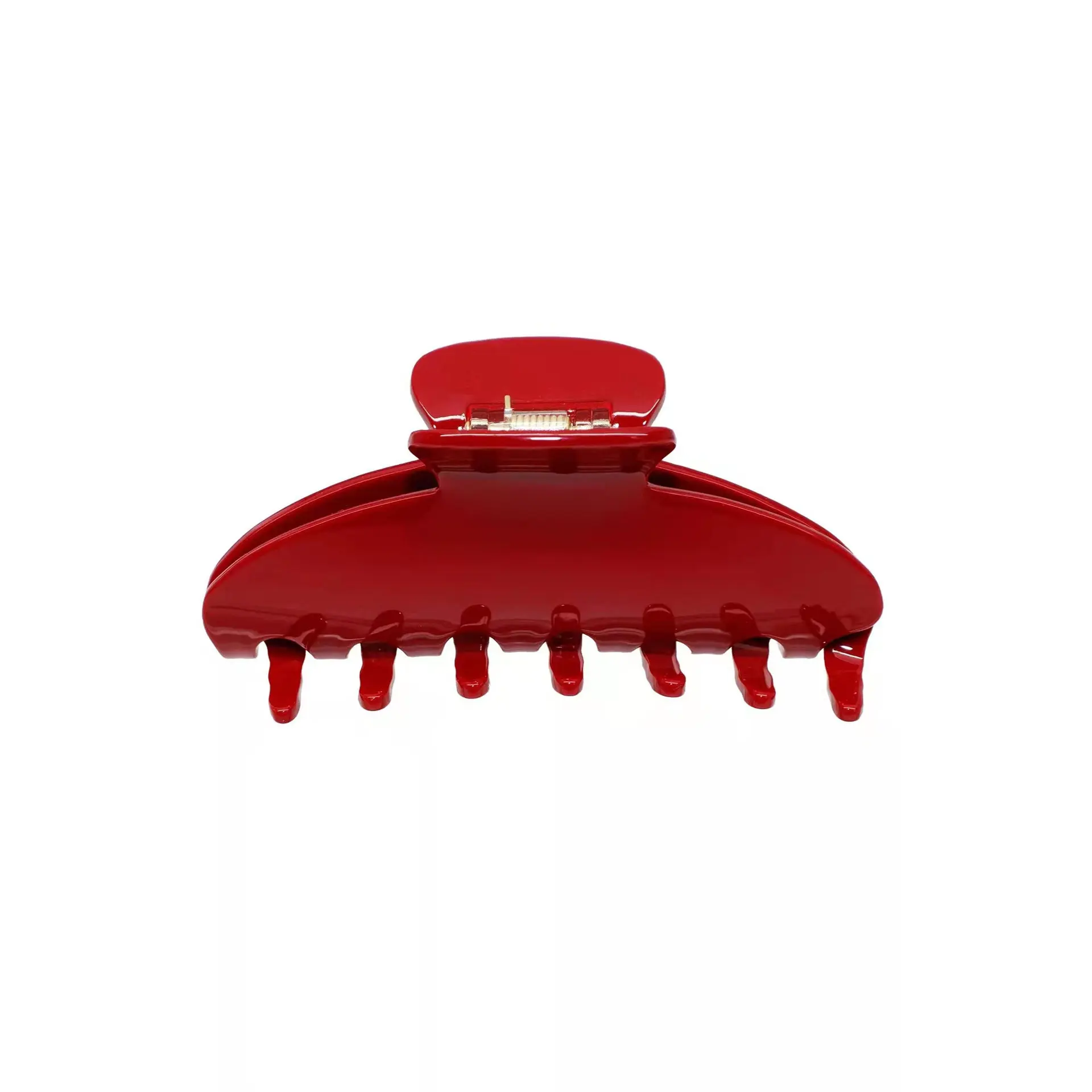 Strawberry Red Acetate Claw Clip