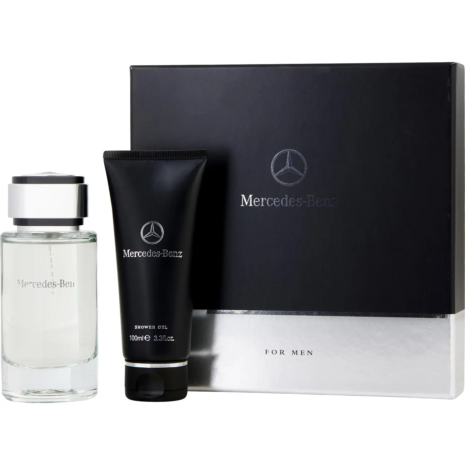 Mercedes-Benz Set-Edt Spray 4 Oz & Shower Gel 3.4 Oz For Men