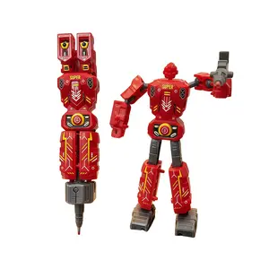 Creative Stationery Ballpoint Pen, Warrior Transforming Pen, Robot Transforming Pen, Unique Design Writing Tool, Office & School Supplies