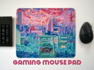 Sailor Moon Pixel Art Anime Mouse Pad for Gamers and Professionals - 11.81 x 9.84 in / 30 x 25 cm - Machine Washable, Large Space for Mouse, Stitched Edges, Non-Slip Bottom