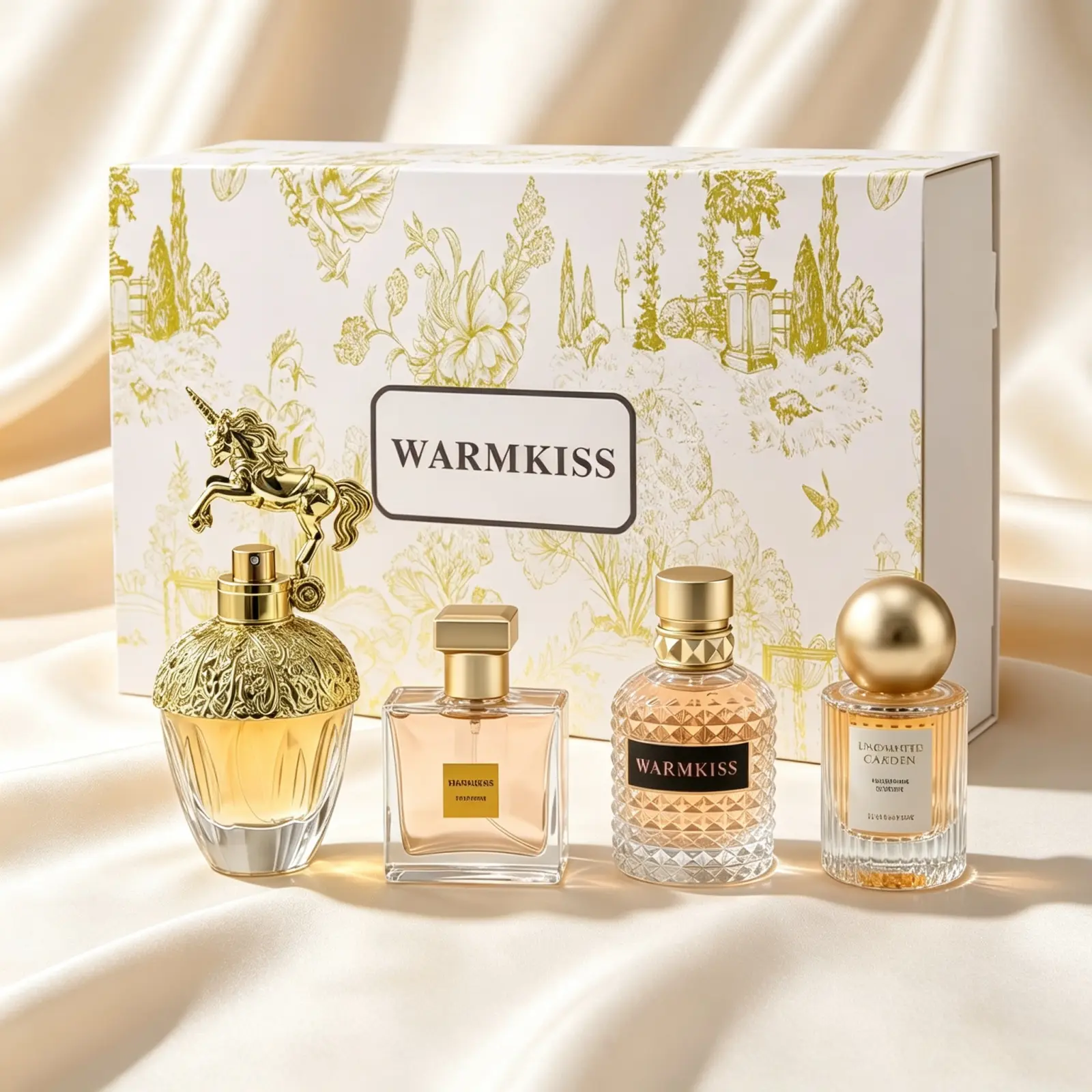 WARMKISS Luxury Women's Fragrance Set, 5-Bottle Citrus Long-Lasting Eau de Toilette Collection for Adults, Ideal for Valentine, Christmas Gifts, Luxury Perfume Set, Single Item, Fragrance Sets