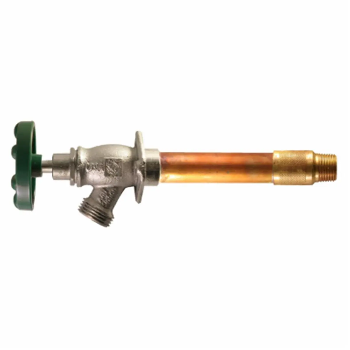 Arrowhead 466-14-LF Lead-Free Heavy Duty Frost Free Hydrant, 14 in. 1 Piece Brass Household Appliance Part with Copper Sweat, Metal Handle, Less Noise, New O-Ring Seal, 1 Piece Bonnet, Stainless Steel, No Leak, Double Flow, 1.5 Lbs., 19.81 x 4.25 x 2.5 in