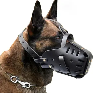 Adjustable Breathable Design Dog Mask,  1 Count  Professional-grade Anti-bite & Anti-barking Dog Muzzle, Working Dog Training Equipment