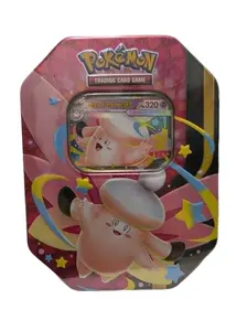 Pokémon TCG Mega Moonlit Tin – Mega Gengar ex or Mega Clefable ex