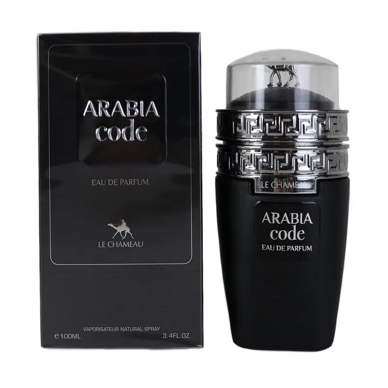 Arabia Code Eau de Parfum by Emper Perfumes, Unisex 100 ml Perfume (3.4 oz) - Base Notes: Tonka Bean, Bergamot Leaf, Cedar, Glass Bottle, Citrus, Contains Alcohol, Alcohol Base, Smelling Good, Single Bottle