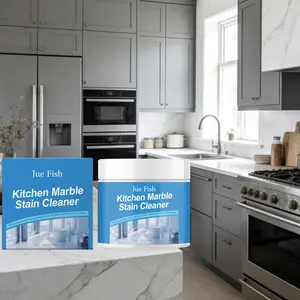 Marble Cleaning Powder, Kitchen Bathroom Countertop Daily Convenient Stain Removal Renewal Care Powder, Stain Remover, Easy Maintenance Cleaner