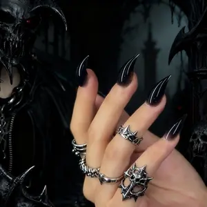 Handmade Cat Dragon Claw False Nails, Reusable Daily Commute Nail Art, Perfect for Art Exhibitions and Atmosphere Scenes