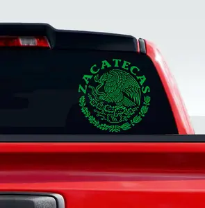 Sticker Aguila Mexicana Estados - Adhesive Vinyl Decal:  Eagle Shield  Mexico for, Ca, Easy installation