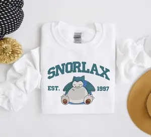 Snorlax Sweatshirt, Pkm Characters Sweatshirt, Anime Shirt