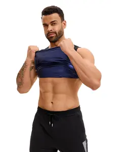 Men's Sweat-Enhancing Sauna Vest, High-Quality Slimming Compression Shirt, Ideal for Sports & Fitness Enthusiasts, Workout Vest