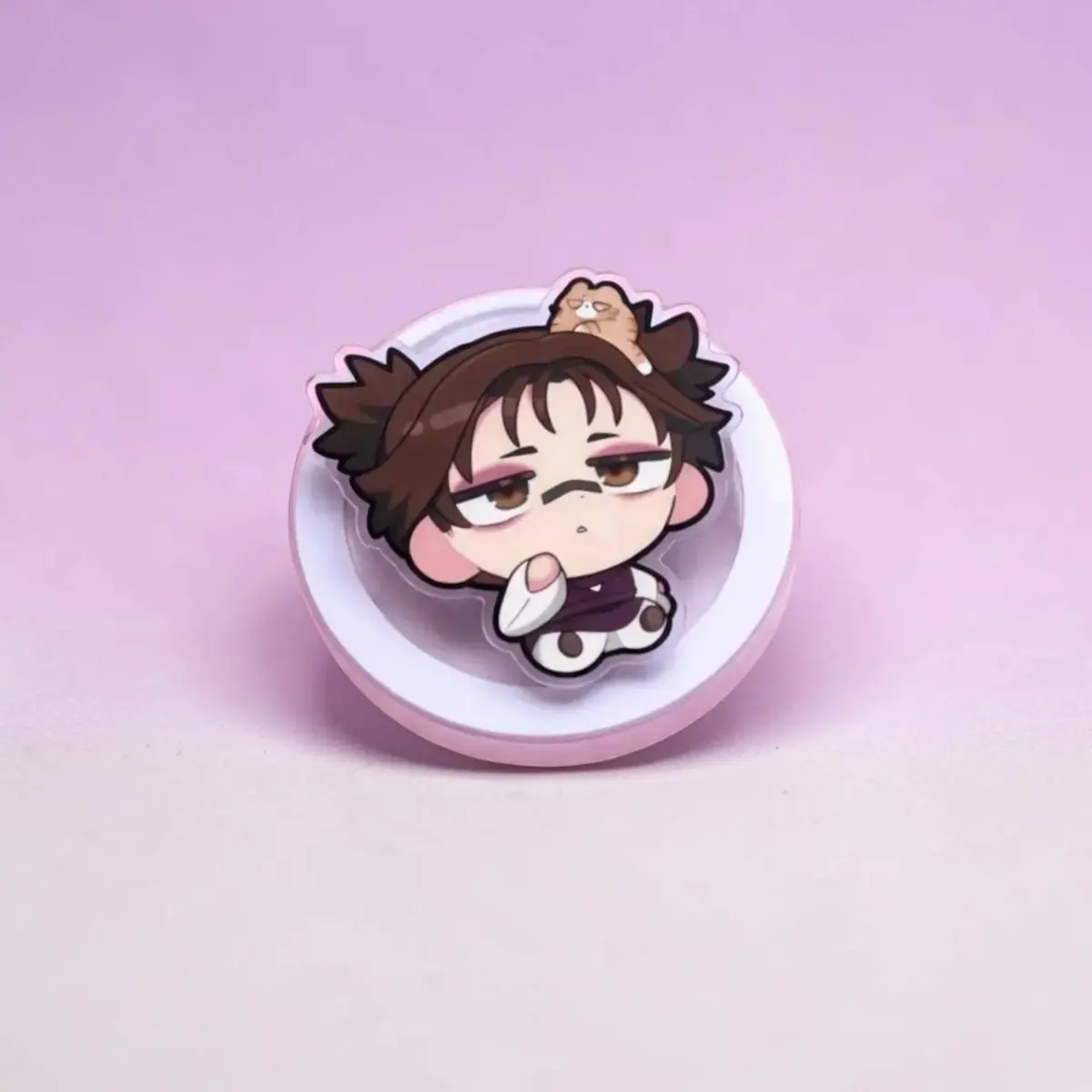 Anime Choso Chibi Manga Inspired MagSafe Phone Grip: Kawaii Jujutsu Magnetic Phone Holder, Otaku Fan Gift Kaisen, Phone or Kindle Popgrip