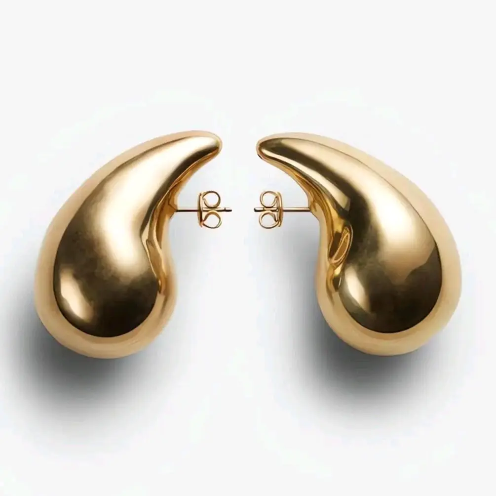 Earrings stainless steal waterdrop