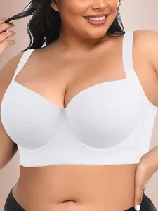 New plus size women's bra underwear smooth simple push-up bra, comfortable, slim, anti-droop Pushbra Fit