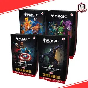 Magic The Gathering:Marvel Superheroes Commander Deck (Choose Your Deck)