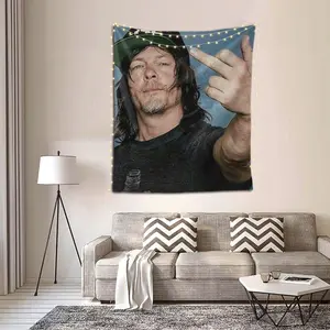 Daryl Dixon tapestry wall hanging for Bedroom Norman Reedus Aesthetic Living roomTapestry for Men Women
