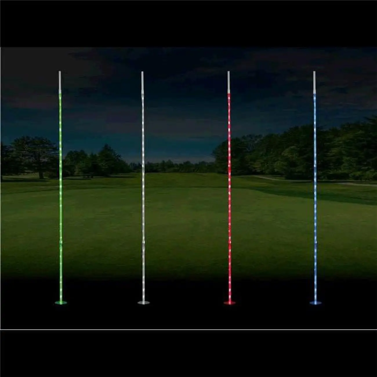 Blinkee 1593300 LED 78 in. Blue Flag Stick