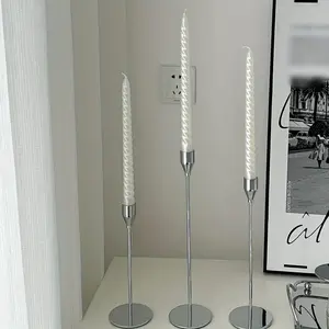 Modern Candle Holder, 3pcs/set Metal Candlestick Holder without Candle, Candle Holder for Home Party Wedding Decor