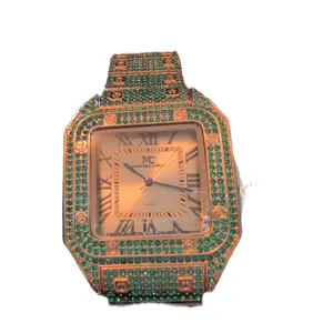 montres Carlo iced out watch