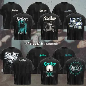 [COLLECTION] Seether Band T-Shirt Collection, Vintage Rock Graphic Tee, Dark Grunge Aesthetic Shirt, Distressed Alternative Metal Band Merch, Gift for Seether Fans, Unisex Merch for Men & Women