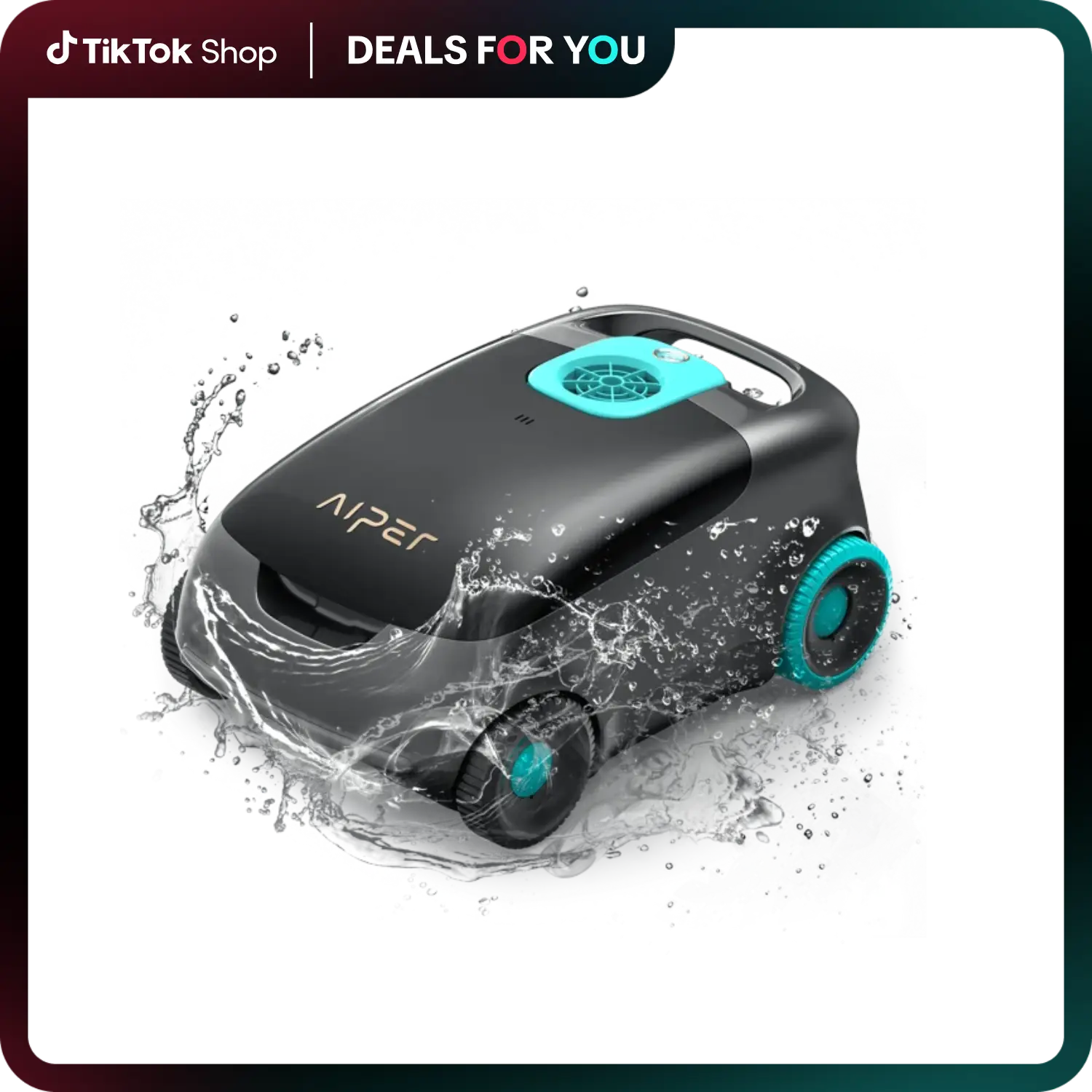 Scuba E1 AIPER Cordless Robotic Automatic Pool Vacuum Cleaner, Advanced Filtration, Tri-Motor, ldeal for Above-Ground Pools up to 1,100 Sq.ft. #dealsf