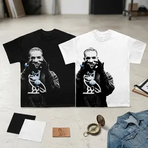 AudioDust4U Retro Vintage Limited Edition Drake 'Ice Man' Album Official Graphic, Gift for Team Drizzy Fans Men's Short-Sleeve T-Shirt
