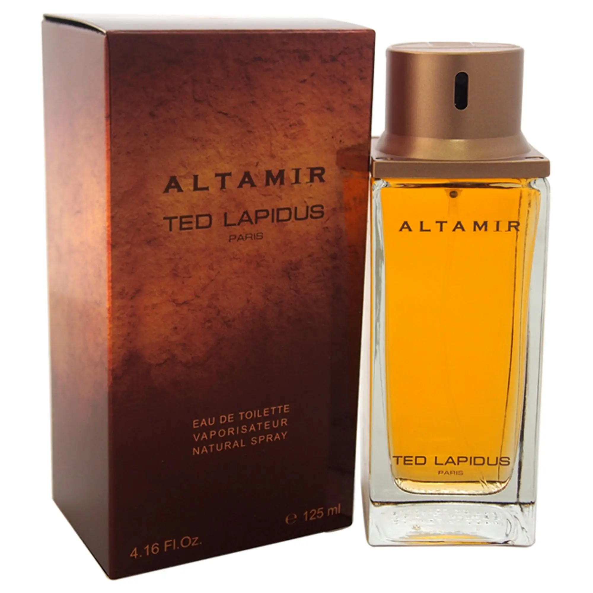 Altamir by Ted Lapidus Men's Minimalist Daily Wear Fragrance, 4.16 fl oz Refined EDT Spray with Freshness