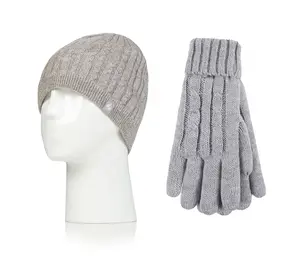 Heat Holders Women's HeatWeaver Thermal Hat & Glove Combo