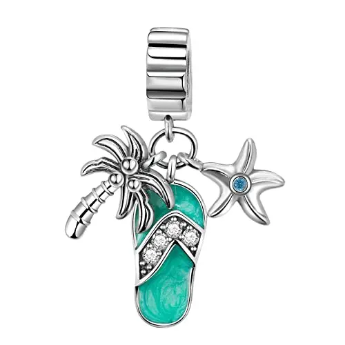 Coconut Tree Starfish Charm