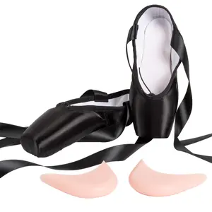 Linodes Professional Pointe Ballet Dance Shoes for Prima Ballerinas Satin Balance Linodes Professional Pointe Ballet Dance Shoes for Prima Ballerinas Satin Balance