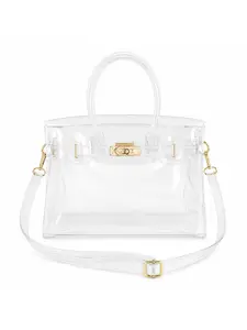Transparent Jelly Girl Bag, Lightweight Handbag, Large Capacity Shoulder Bag, Beach Bag, Concert Bag, No Inspection Crossbody Bag