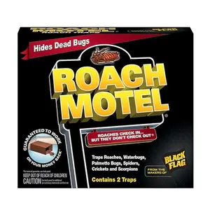 Black Flag Roach Motel Traps, 2-Count, 1-Pack