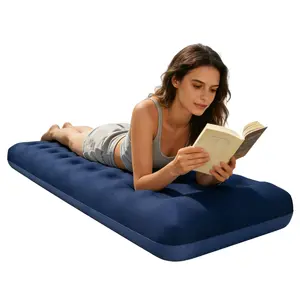 Portable Foldable Air Mattress Ergonomic Comfort Design Ideal for Home and Camping Use Adjustable Inflatable Portable Design with Quick Inflate & Easy Storage
